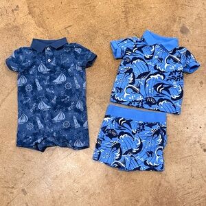 Polo Ralph Lauren infant 6 mo lot of 3 pieces nautical